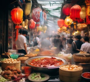 舌尖上的烟火气，四川特色美食街，每一口都是巴蜀的魂