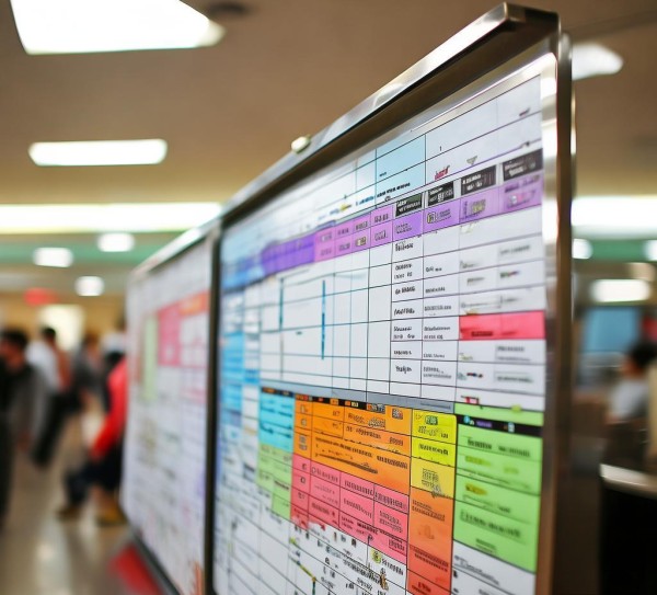 食堂工作人员的安排表，精准调度，保障用餐秩序与效率